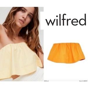Wilfred orange Bonaventure cotton tube crop top